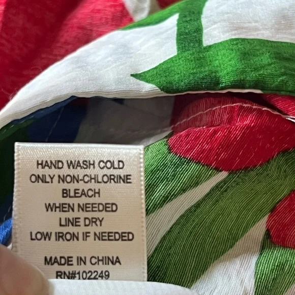 Skies Are Blue Floral Print Women's Skirt - Picture 7 of 7